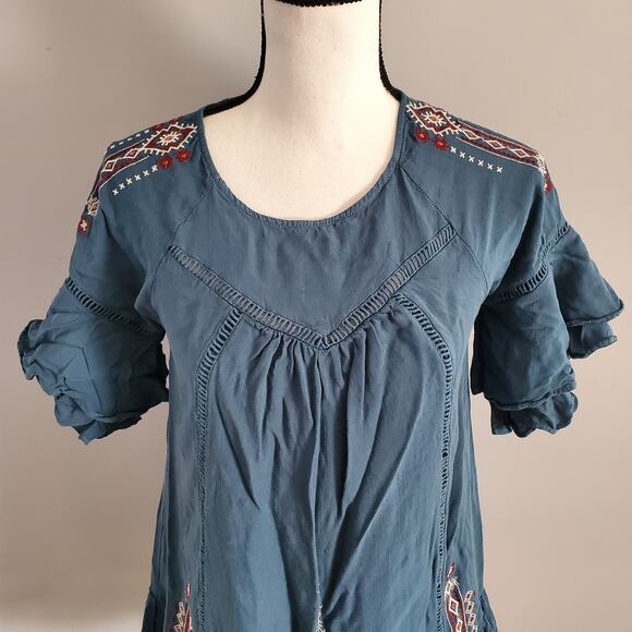 Miami Blue Hobo Aztec Print Mini Dress XXS - Picture 3 of 10